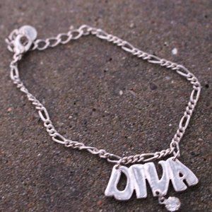 [5/$25] Silver Diva Bracelet